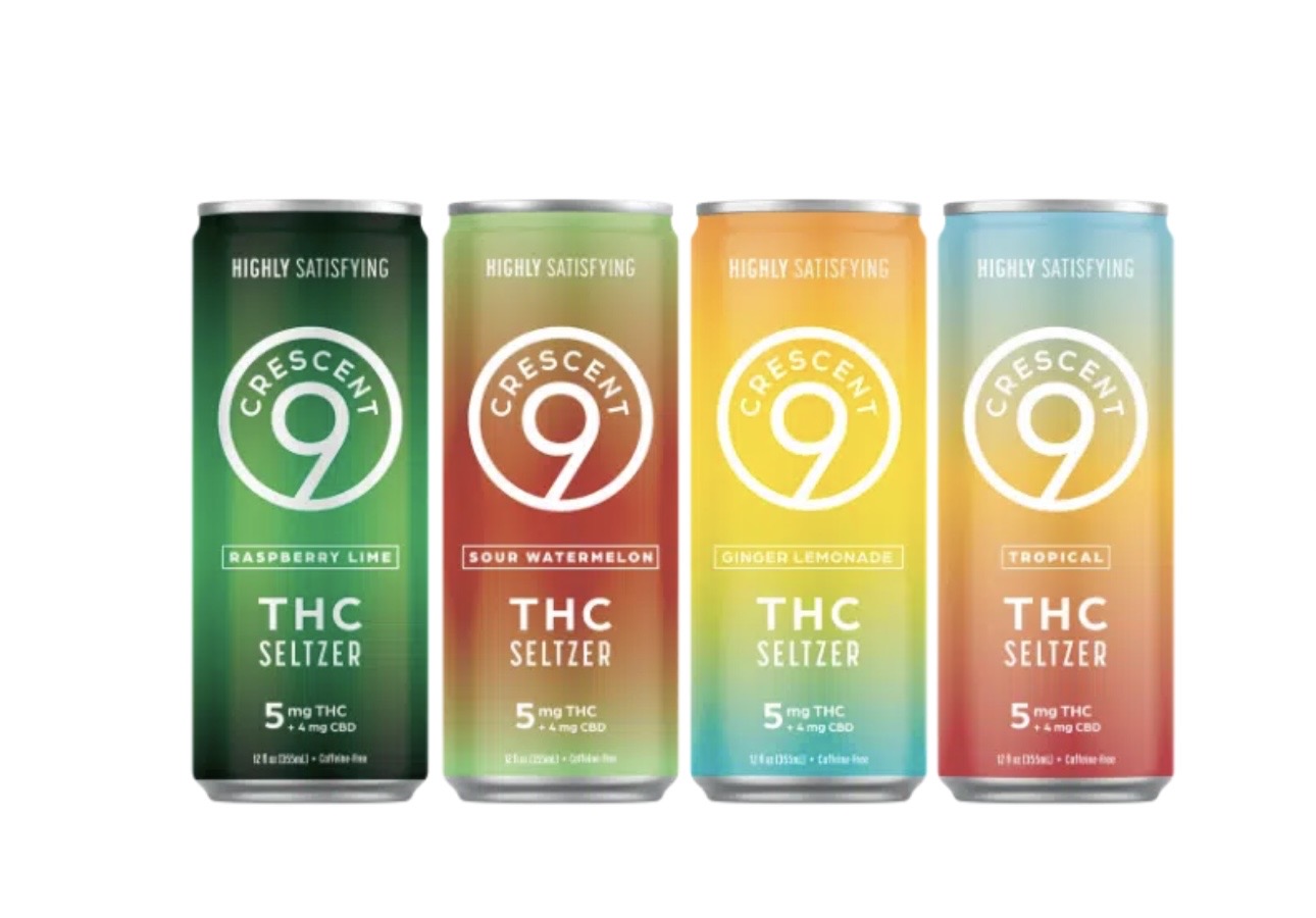5mg THC Seltzer Crescent 9 - Cancun Weed Dispensary delivery